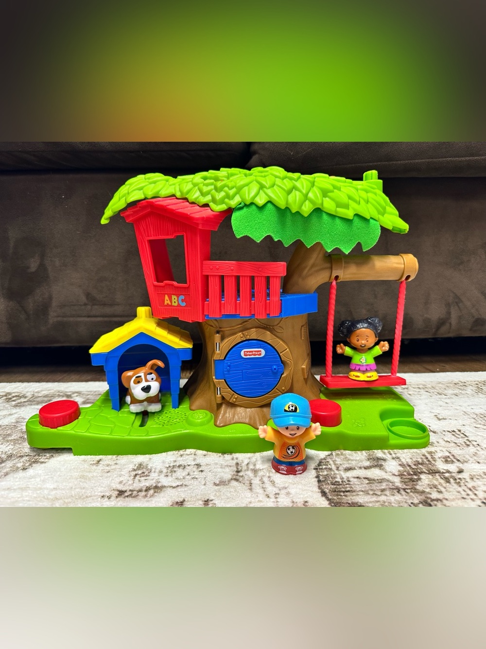 Fisher-Price Little People Swing & Share Treehouse Playset w Original Figures